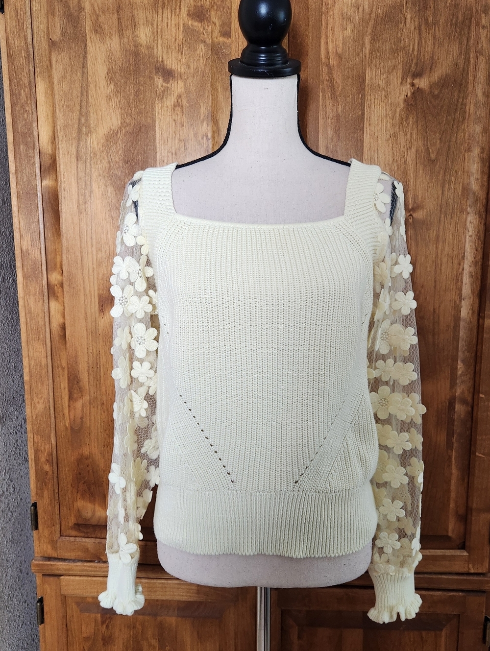 Industry Republic Cream Sweater | L